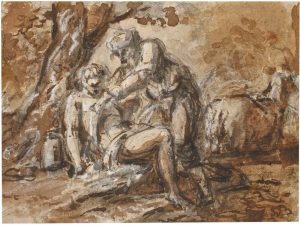 El buen samaritano. Anónimo (Genovés fines s. XVII) ©Museo Nacional del Prado