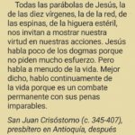 Comentario de San Juan Crisóstomo sobre los siervos primeros y últimos.