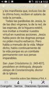 Comentario de San Juan Crisóstomo sobre los siervos primeros y últimos.