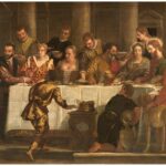 Bodas de Caná, taller de Paolo Veronés, Museo del Prado. Hacia 1562. Óleo sobre lienzo, 127 x 209 cm No expuesto.